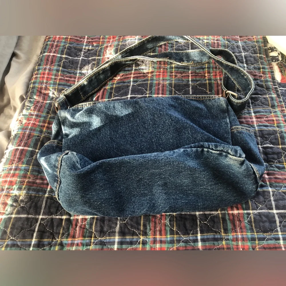 Denim Crossbody Bag